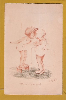 COPII ILISTRATOR E. MANDY APROX 1920 foto