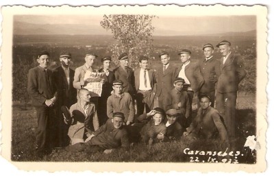 AMP12017 Caransebeş, foto, 9x6 cm, 1937 foto