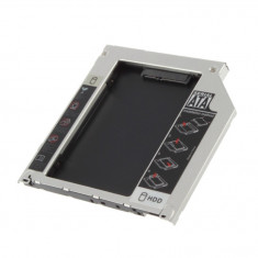 Caddy adaptor pt laptop de la unitate optica la HDD SATA, 12.7mm 12.7 mm 12,7mm foto