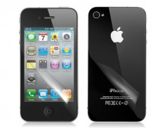 Folie profesionala transparenta ScreenGuard full body fata spate Apple iPhone 4 4S foto