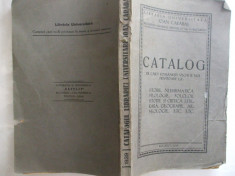 Ioan Carabas Catalog de carti romanesti vechi si noi privitoare la istorie, numismatica, filologie, folclor Bucuresti 1939 foto