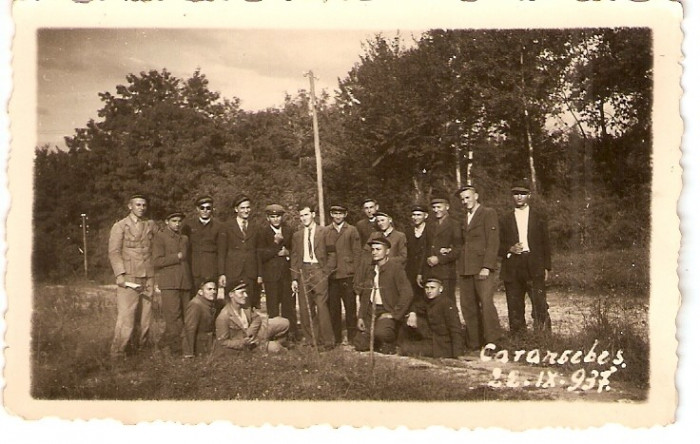 AMP12016 Caransebeş, foto, 9x6 cm, 1937