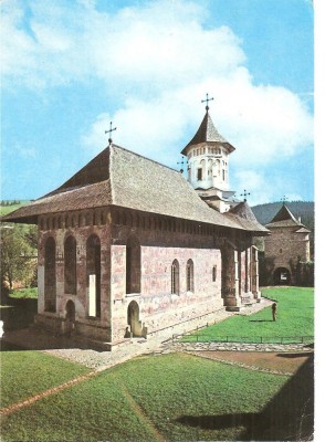 CPI (B4395) MANASTIREA VATRA MOLDOVITEI, EDITURA OSETCM, NECIRCULATA, TIMBRU IMPRIMAT foto