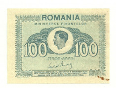 ROMANIA 100 LEI 1945 VF [7] foto