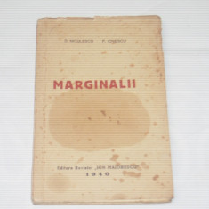 D.NICULESCU \ P.IONESCU - MARGINALII Ed.1940
