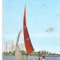 CPI (B4385) MAMAIA. PE LACUL SIUTGHIOL, CIRCULATA, 25.5.1968, STAMPILE, TIMBRU IMPRIMAT, BARCA CU PANZA