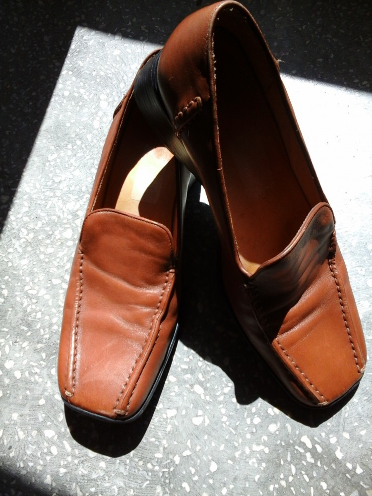 Pantofi de piele - mar 5 (38), Maro, Cu toc | Okazii.ro