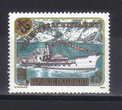 AUSTRIA 1989, Vapor, serie neuzata, MNH foto