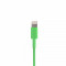 Cablu 8 Pin Lightning USB Apple iPhone 5 iPad 4 iPad Mini iPod Touch 5 5S IOS 7 Green