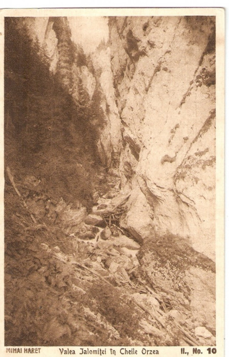 AMP12090 Valea Ialomitei, Cheile Orzea, 1927