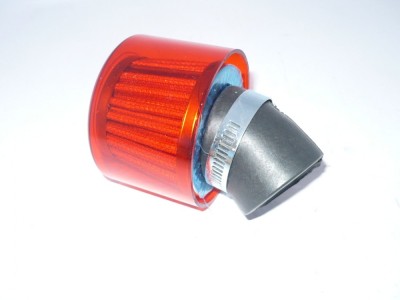 Filtru aer scuter sport cu protectie apa 35 mm rosu foto
