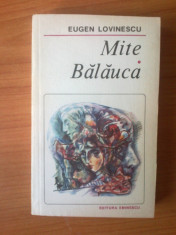 n Mite. Balauca - Eugen Lovinescu (stare foarte buna) foto