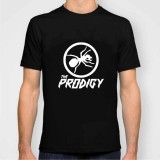Tricou The Prodigy Logo BBC Bumbac, Negru/Alb/Rosu, Marimi S-XXL