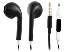 Casti Earpods iPhone 5 iTouch 5 iPad Black foto