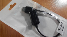 Vand Cablu adaptor micro USB 3.0 - USB OTG pentru Samsung Galaxy Note 3 N9000 N9002 N9005 microUSB 3.0 9 pin foto