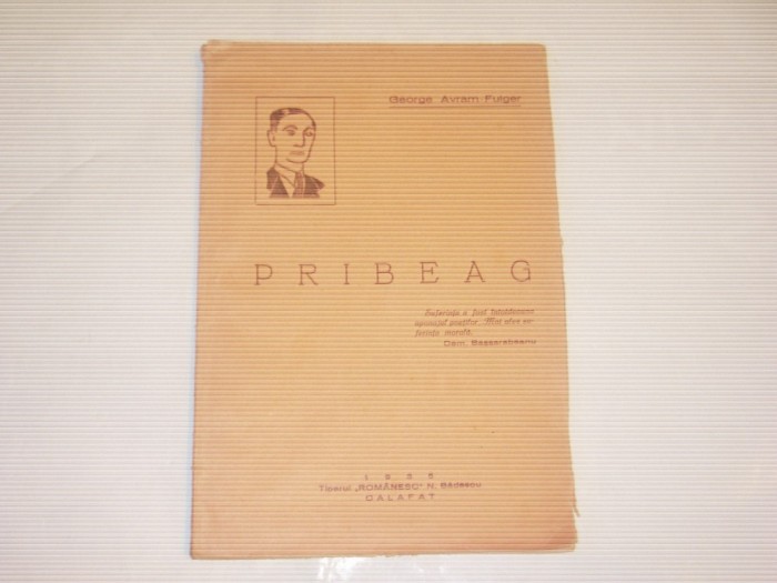 GEORGE AVRAM-FULGER - PRIBEAG ~ versuri ~ Ed.1935