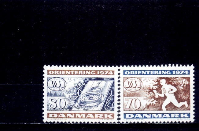 Danemarca 1974 - cat.nr.582-3 neuzat,perfecta stare