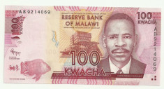 MALAWI 100 KWACHA 2012 UNC [1] foto