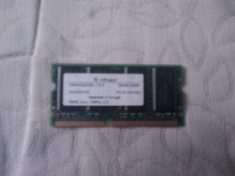 MEMORIE LAPTOP SDRAM PC 133 256MB INFINEON IMPECABILA foto
