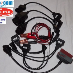 Kit set complet 8 cabluri adaptoare OBD2 Autocom / Delphi pentru turisme