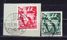 Timbre GERMANIA REICH 1938 = ANIV. 5 ANI DE GUVERNARE SERIE ST. foto