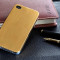 Husa / Toc aluminiu slefuit IPhone 4, 4S, 0.3 mm grosime, culoare aurie, Factura si garantie