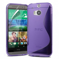 Husa HTC One M8 2014 + folie protectie display + stylus foto