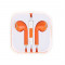 Casti Earpods Apple iPhone 5 iTouch 5 iPad Orange