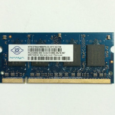Memorie laptop Nanya 512mb DDR2 667 SODIMM, PC2-5300S 555 (1114)