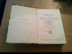 BIBLIA SAU SFANTA SCRIPTURA DUPA TEXTUL GRECESC AL SEPTUAGINTEI - 1944, 1395 p. foto