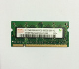 Memorie laptop Hynix 512MB DDR2 667MHZ, HYMP564S64CP6-Y5, (1102), 512 MB, 667 mhz