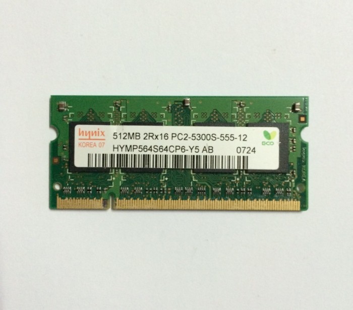 Memorie laptop Hynix 512MB DDR2 667MHZ, HYMP564S64CP6-Y5, (1102)
