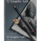 Set creioane grafit Graphic Soft 12 buc-ART34215