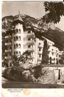 AMP348 Baile Herculane, hotel, RPR foto