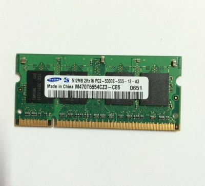 Memorie Samsung 512MB CL5 DDR2-667 M470T6554EZ3-CE6, compatibil Apple (1100) foto