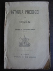 ISTORIA PREDICEI LA ROMANI -Gheorghe COMSA 1921 foto
