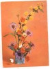#carte postala(marca fixa)-FLORI, Circulata, Printata