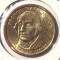 G4. USA / SUA 1 $ DOLLAR DOLAR 2007 P, 8.07 g., Copper-Zinc-Manganese-Nickel Clad Copper, 26.5 mm George Washington UNC **