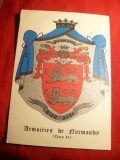 Ilustrata cu Blazonul Ducilor de Normandia