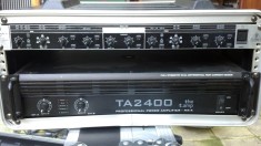 Amplificator T AMP 2400 watt thomann - statie, crossover, case rack foto