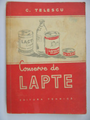 CONSERVE DE LAPTE C.Telescu foto