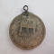 #107 1 Korona Ungaria 1915 , moneda de argint , agatatoare , veche. Pandativ vechi provenit dintr-o salba , ( Corona Coroana )