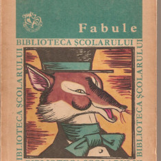 (C4870) FABULE, PREFATA SI NOTE DE C. MOHANU, EDITURA ION CREANGA, 1974