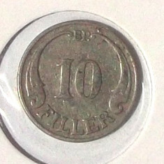 G4. UNGARIA 10 FILLER 1927 BP, 3.01 g., Copper-Nickel, 19 mm **