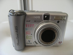 Aparat foto Cannon PowerShot A 85, de 4 megapixeli , stare buna de functionare, pret acceptabil. foto