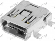 Conector mini USB B mama, SMT, ECE ESB34101000Z - 004379 foto