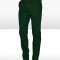 Pantaloni tip Zara Man + curea cadou subtire maro - Verzi - 36 - model clasic - drepti
