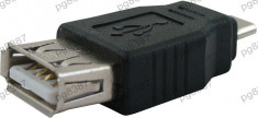 Mufa adaptoare USB A mama - micro USB tata - 126940 foto