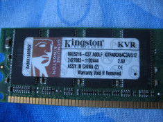 Memorie RAM 512 MB DDR1 400 MHz PC 3200 Kingston foto