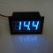 Voltmetru auto sau motocicleta (de calitate) la 3 - 30V led albastru,in cutie (rezistent la apa)